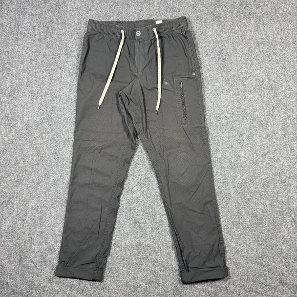Vuori V412 Ripstop Pants Black Medium Drawstring Gorpcore Outdoorsy Hiking 015 - Picture 1 of 12
